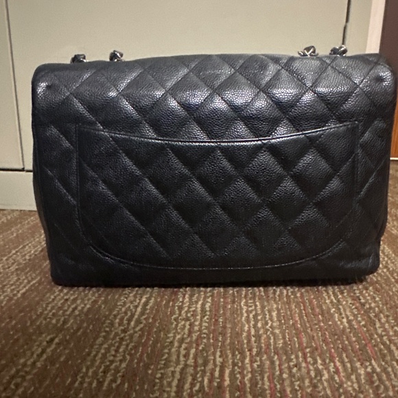 Chanel Jumbo Caviar Flap Bag - Picture 4 of 16